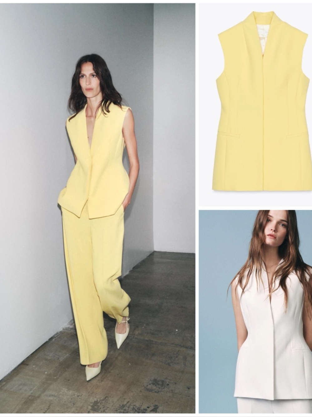 ZARA ~ ZW Collection Full-Length Corset Vest